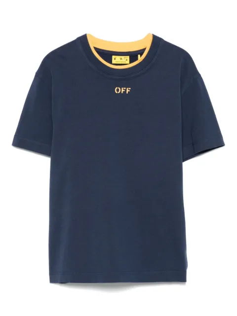 Off-White Kids футболка с логотипом