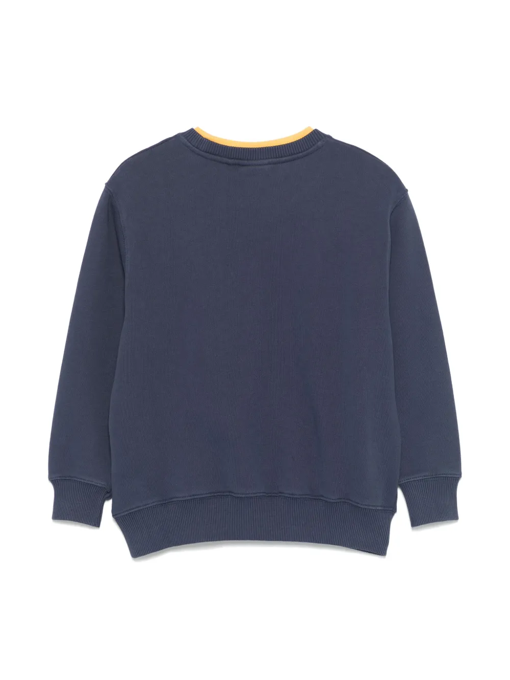 Off-White Kids Sweater met gelaagde hals - Blauw