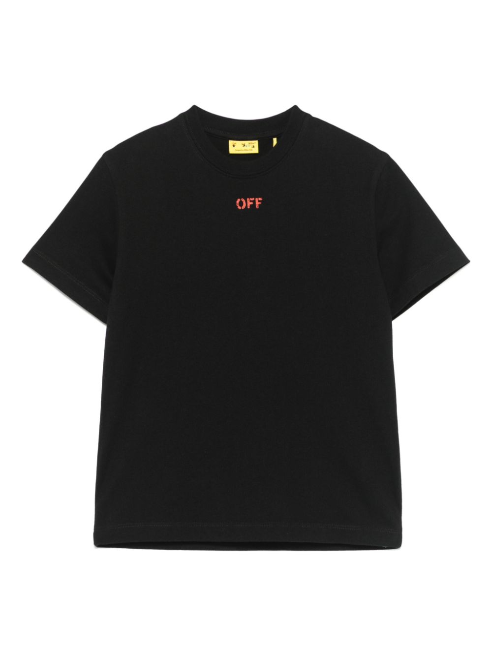 Off-White Kids T-shirt met logoprint Zwart