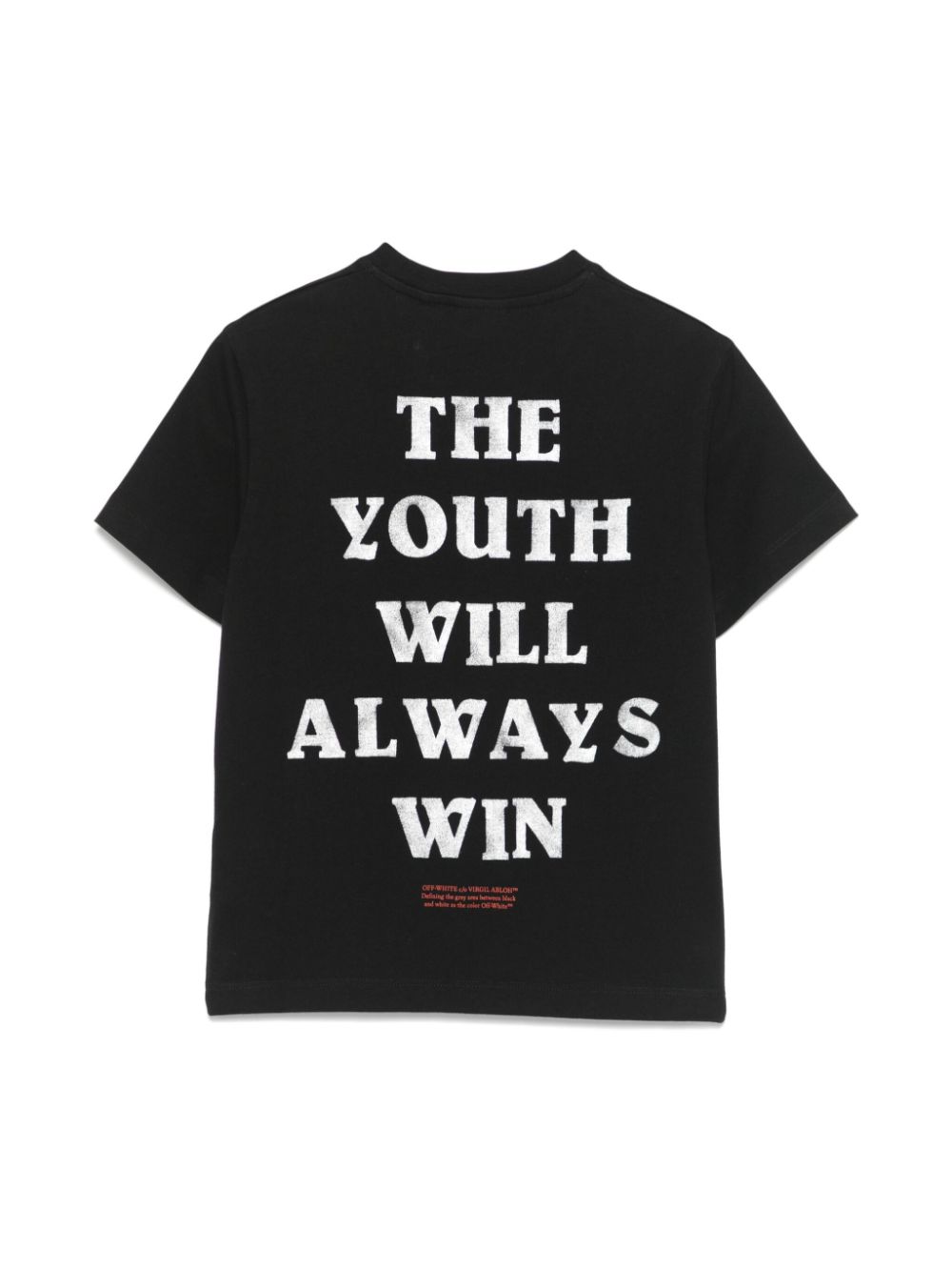 Off-White Kids T-shirt met logoprint - Zwart