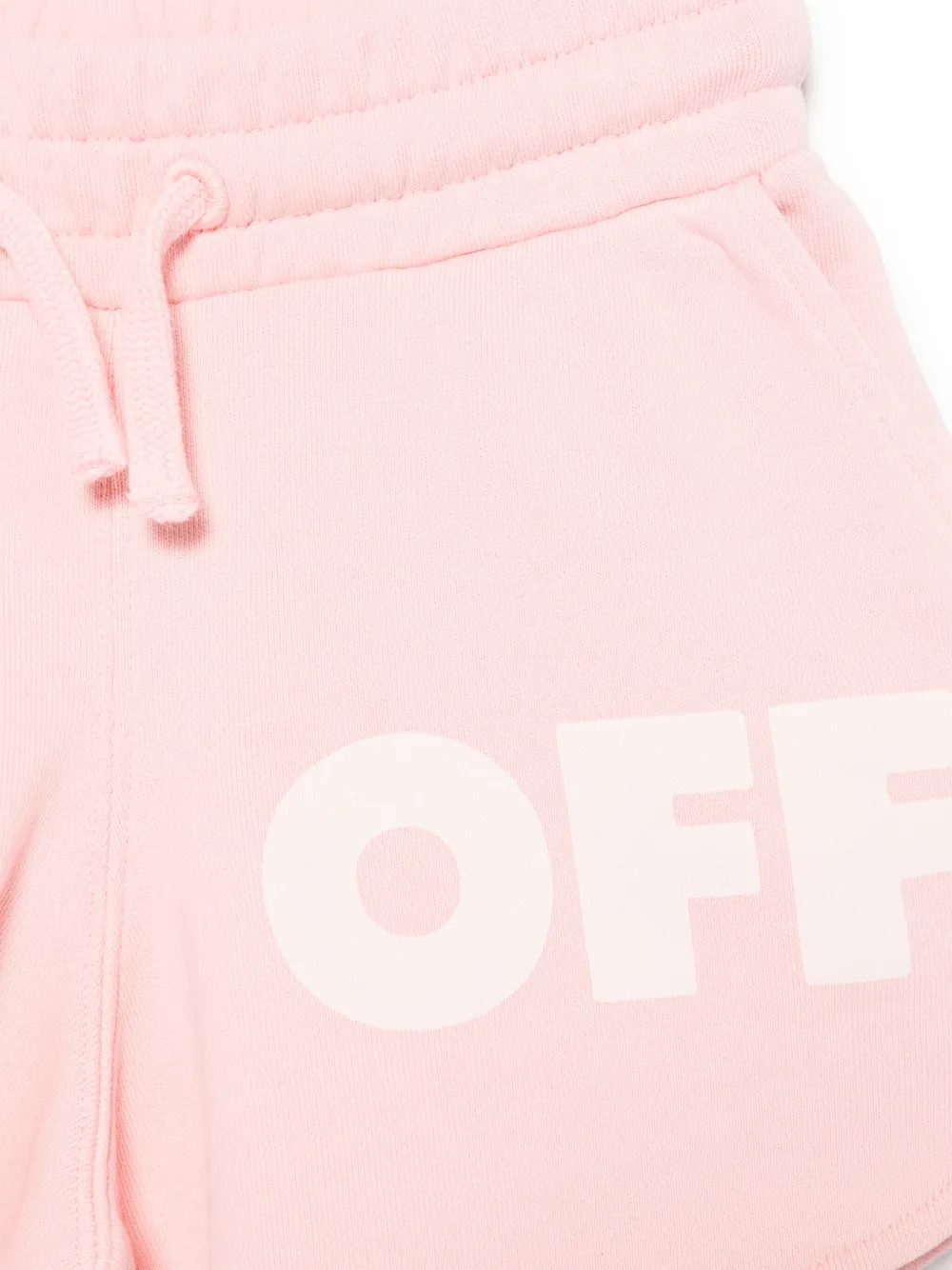 Off-White Kids Shorts met logoprint Roze