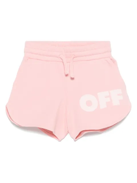 Off-White Kids logo-print shorts
