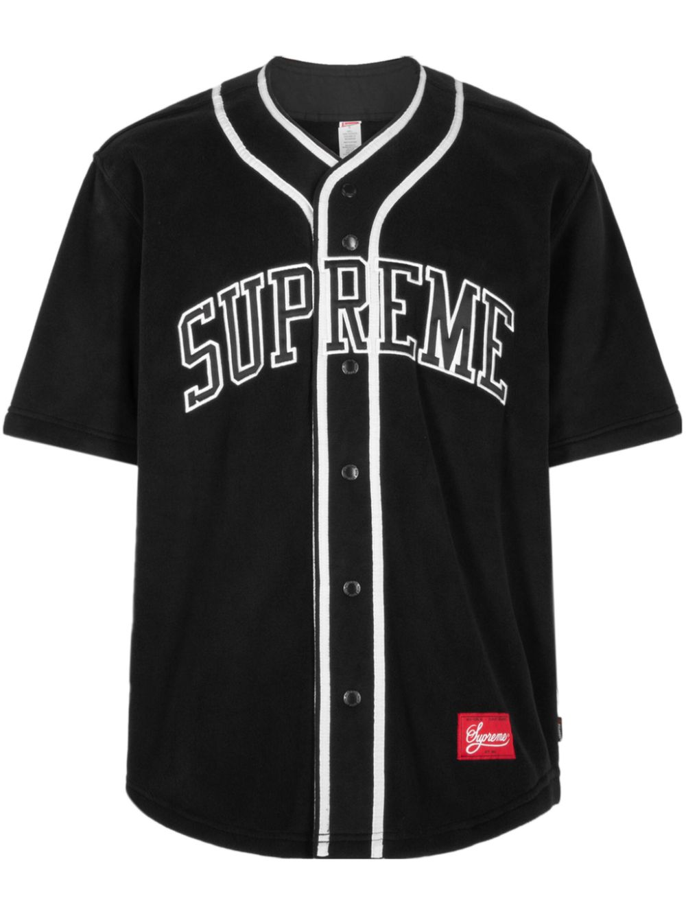 Supreme Polartec Baseball T-shirt Zwart