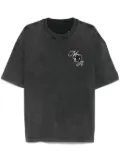 AMIRI logo-embroidered T-shirt - Grey