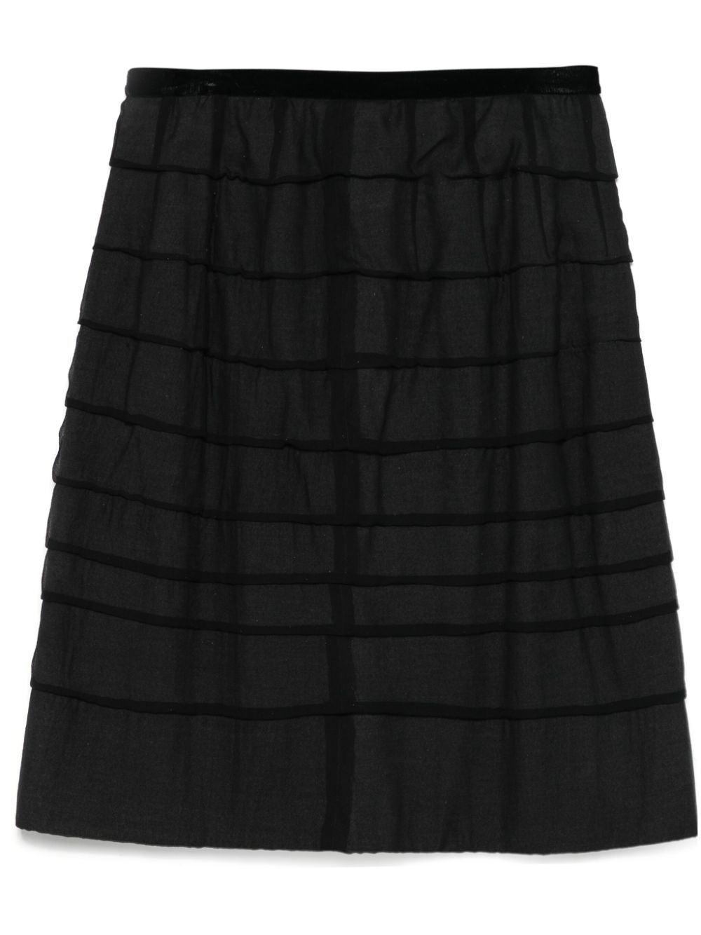 Lanvin Pre-Owned 2006s striped skirt – Black