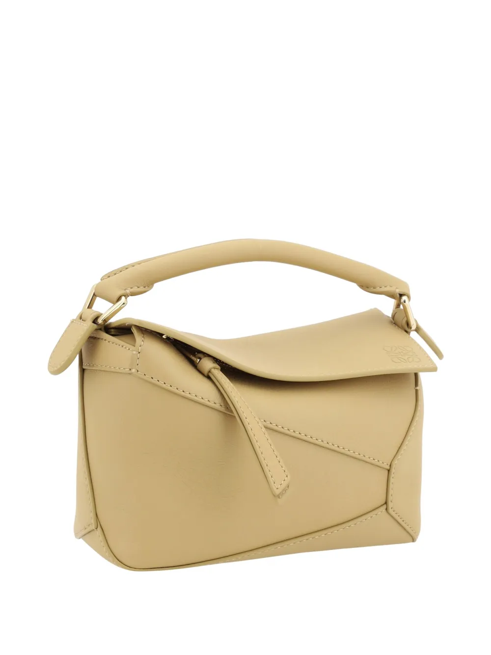 Loewe Mini Puzzle Tote Bag In Neutrals