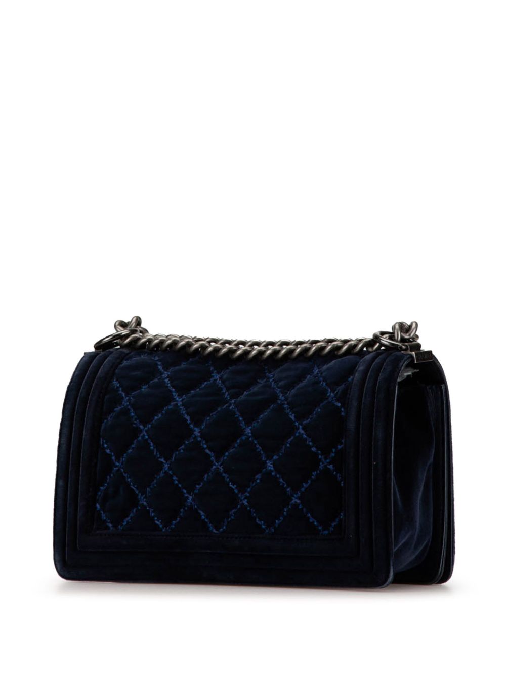 Cheap HOT SALE CHANEL 2014 Medium Velvet Boy Flap crossbody bag Women