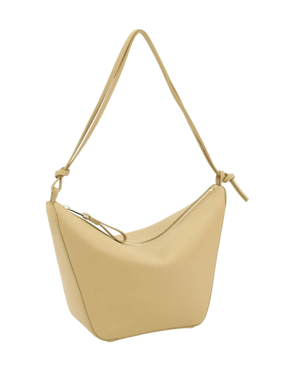 Loewe Small Cubi Anagram Jacquard Canvas And Leather Shoulder Bag In Neutrals