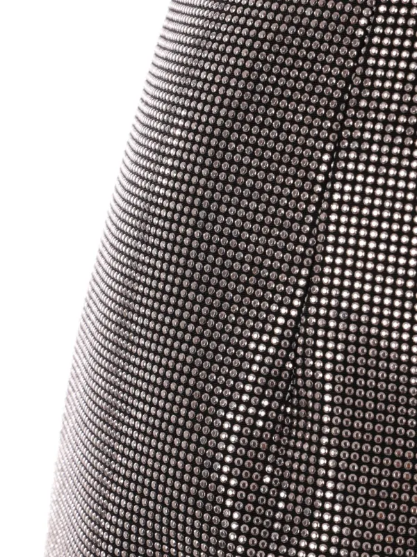 スカート ROBERTO CAVALLI RHINESTONE-EMBELLISHED CREPE MINISKIRT Roberto Cavalli rhinestone-embellished Mini Skirt | Grey