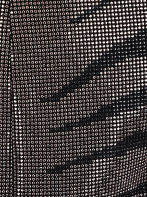 スカート ROBERTO CAVALLI RHINESTONE-EMBELLISHED CREPE MINISKIRT Roberto Cavalli rhinestone-embellished Mini Skirt | Grey
