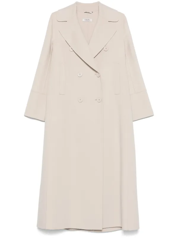 ◆S Max Mara 最新作◆Custodi ウールコート/Spring Camel◆ Double-breasted wool coat, camel | 