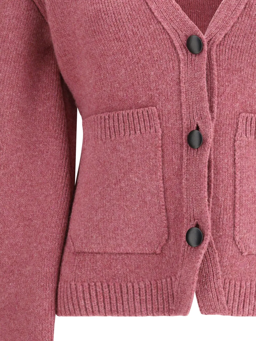 Khaite Scarlet V-neck Cashmere Cardigan In Pink