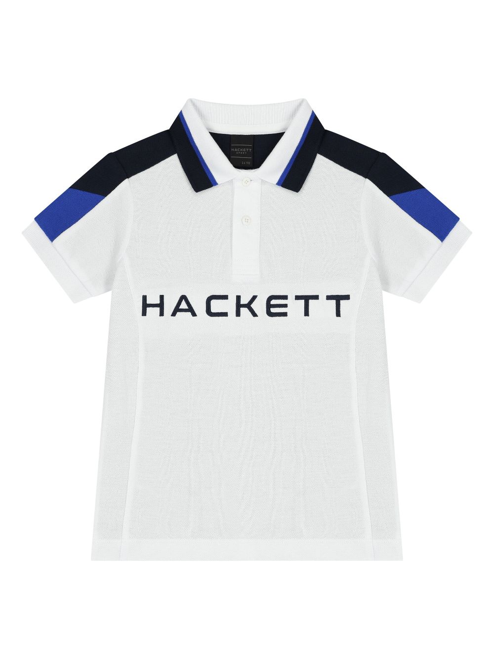 Hackett Kids Poloshirt met geborduurd logo Wit