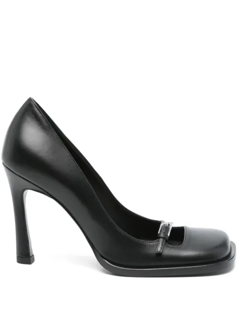 The Attico 100mm leather pumps