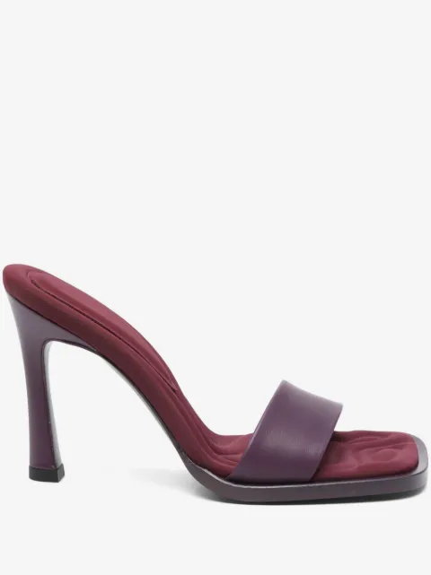 The Attico 100mm leather mules 