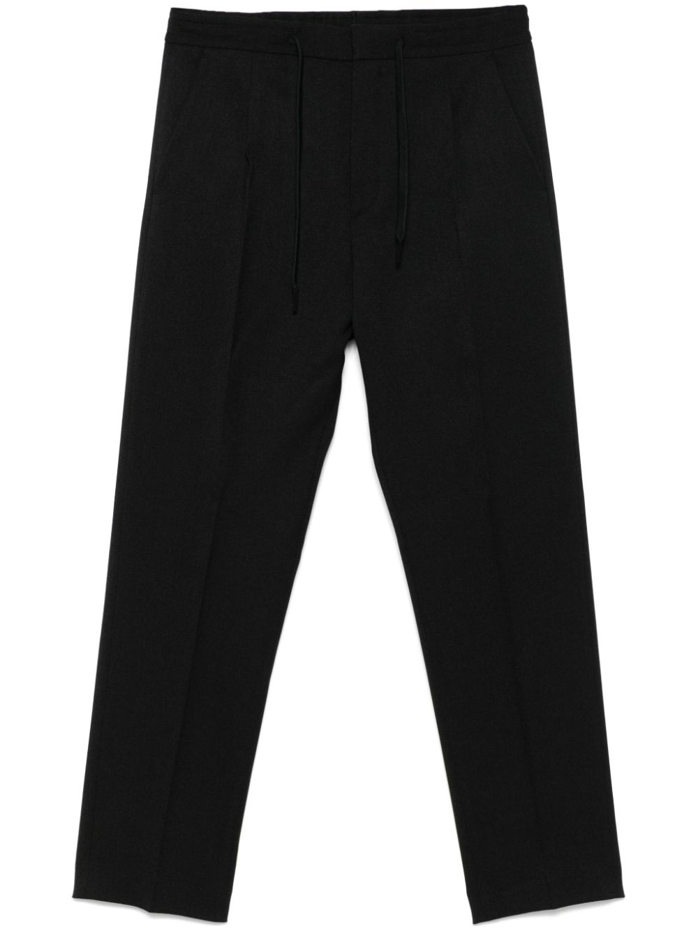 HUGO pleat-detail trousers - Black