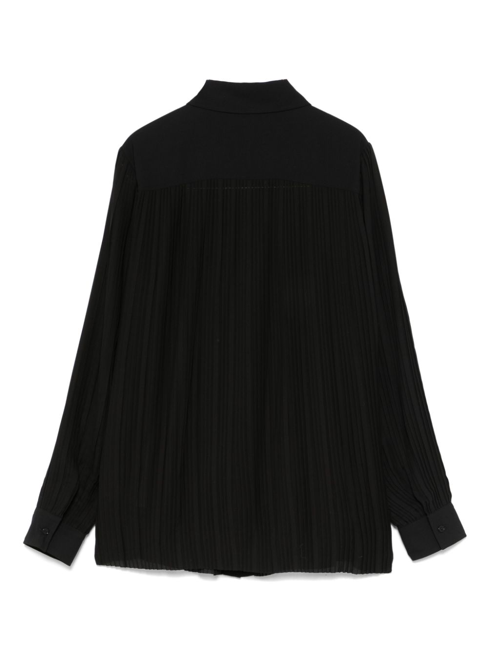 HUGO Geplooide Blouse - Zwart