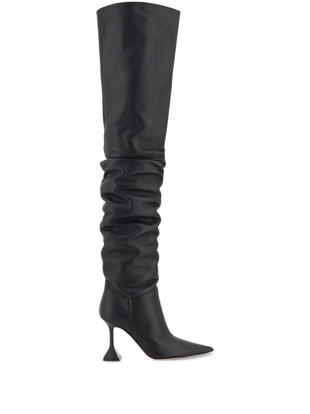 Amina Muaddi 95mm Olivia boots – Black