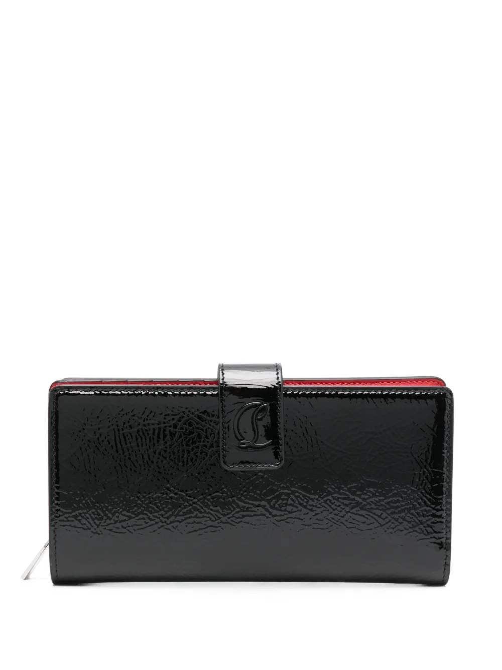 Christian Louboutin cartera de charol | negro | Image 1