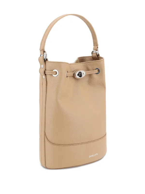 トートバッグ ZANELLATO SS25 MONDA' - Straw fabric bag S (068980 Z0913) Zanellato Monda バケットバッグ | ニュートラル | FARFETCH JP