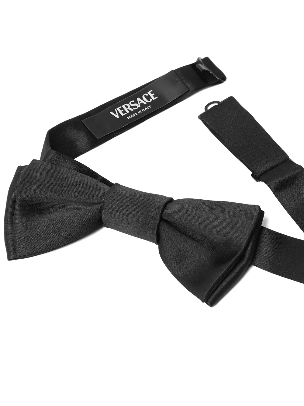 Versace satin bow tie - Zwart