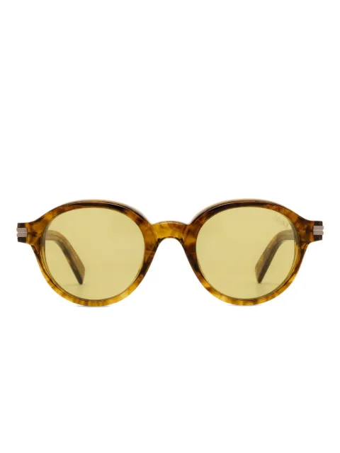 Zegna striped round-frame sunglasses
