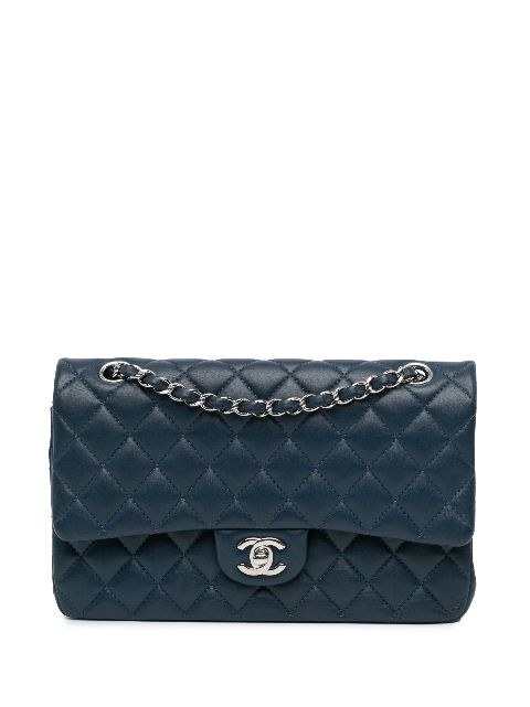 HOT SALE CHANEL 2018 Medium Classic Lambskin Double Flap shoulder bag Women