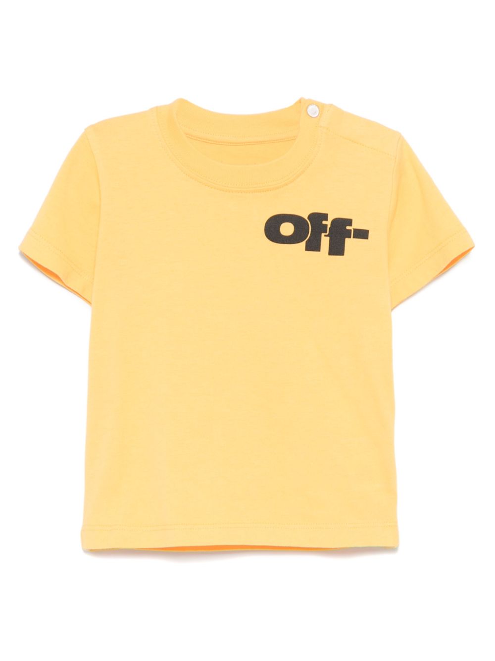 Off-White Kids logo-print T-shirt - Orange