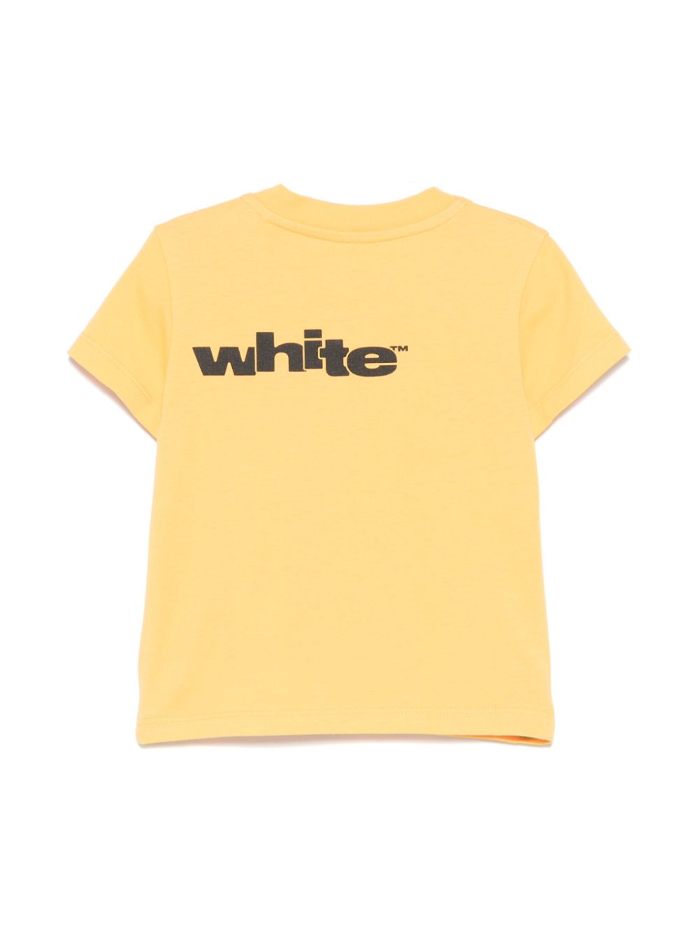 Off-White Kids T-shirt met logoprint - Oranje