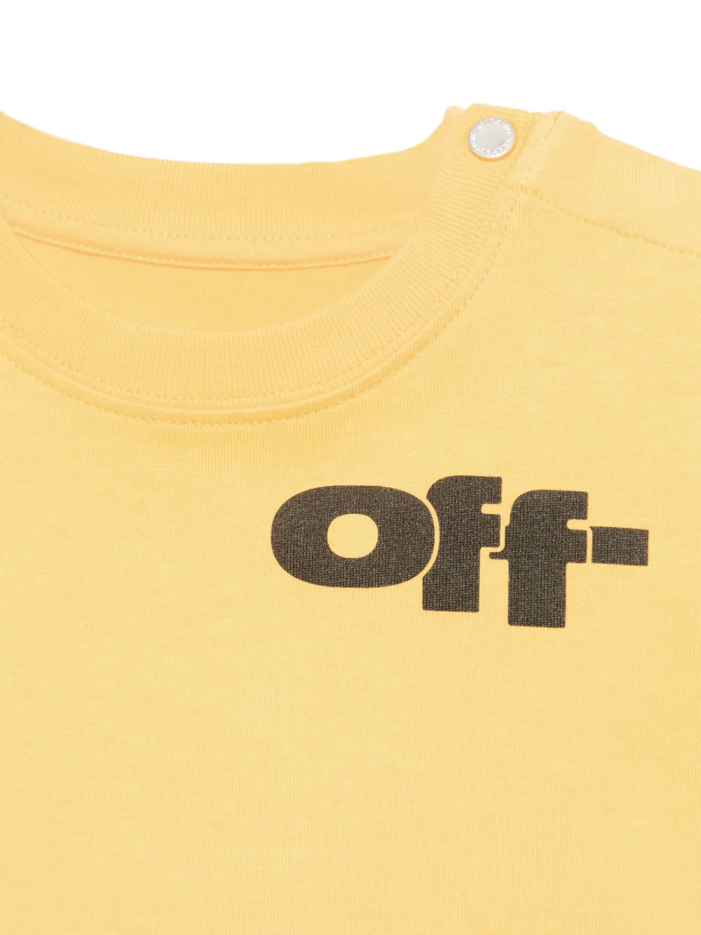 Off-White Kids T-shirt met logoprint Oranje