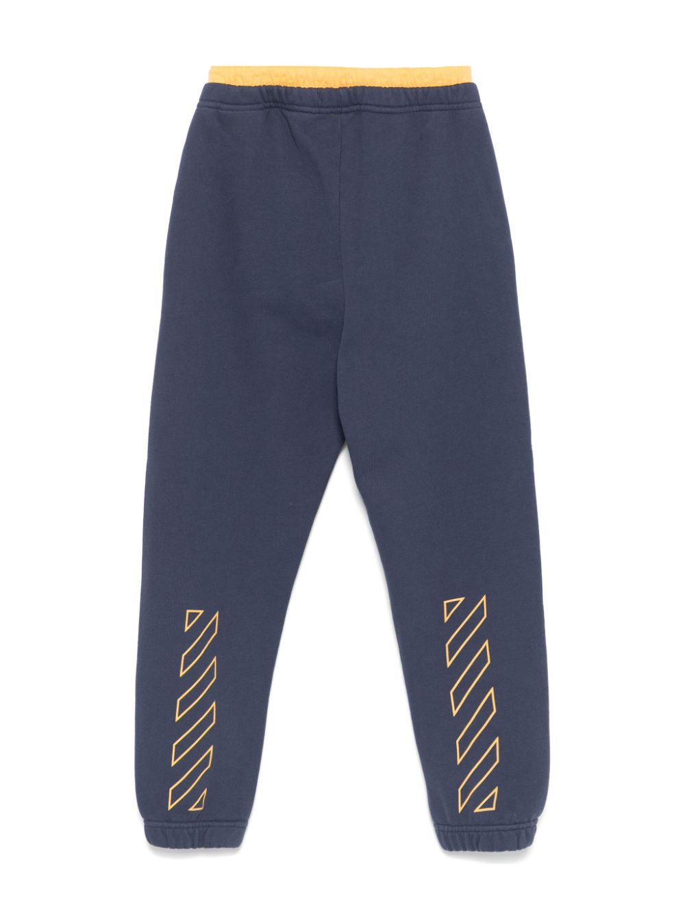 Off-White Kids Trainingsbroek met gelaagde tailleband - Blauw