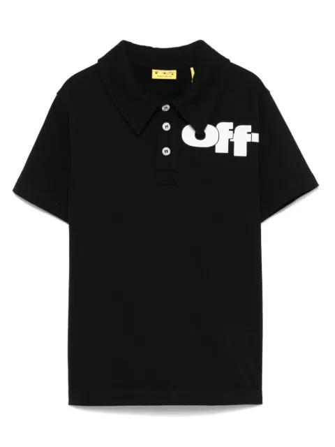 Off-White Kids Camisa polo Type Graphic
