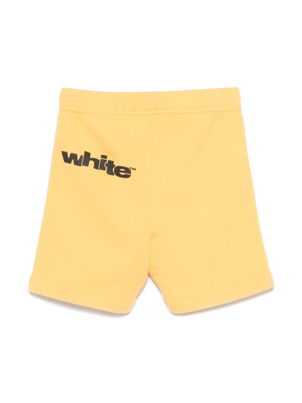 Off-White Kids Shorts met logoprint - Oranje