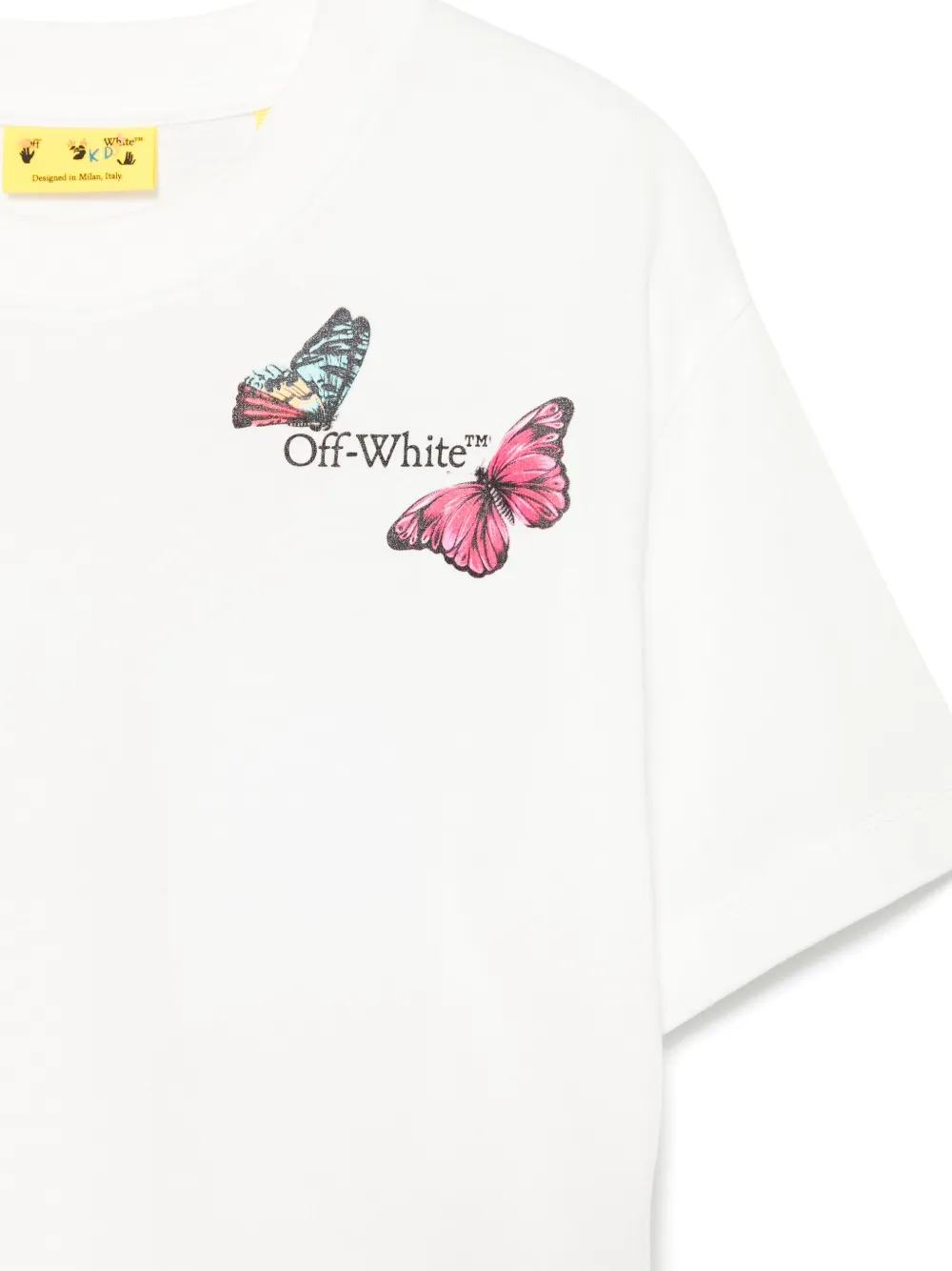 Off-White Kids Butterfly Arrow T-shirt Wit