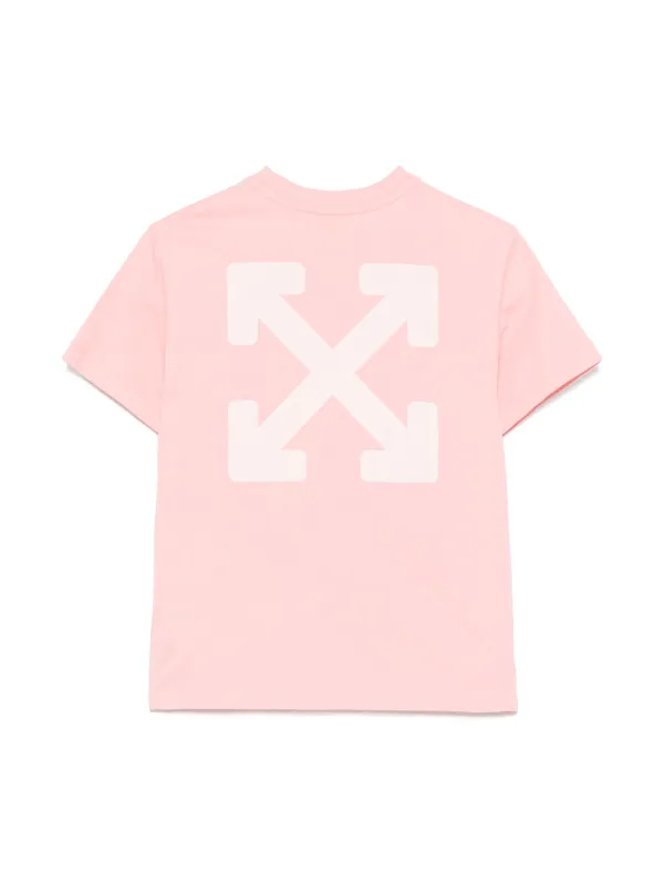 Off-White Kids ロゴ Tシャツ | ピンク | FARFETCH JP