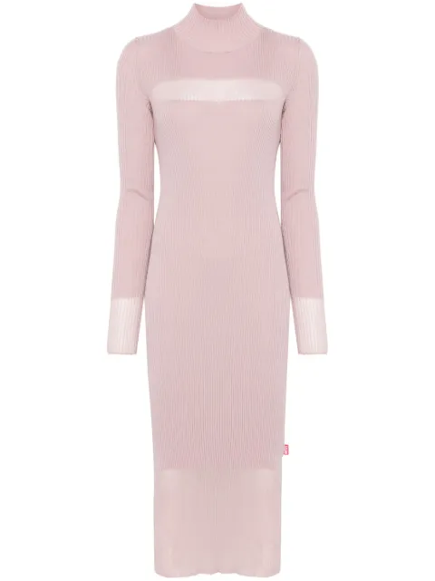 Diesel ribbed-knit midi dress