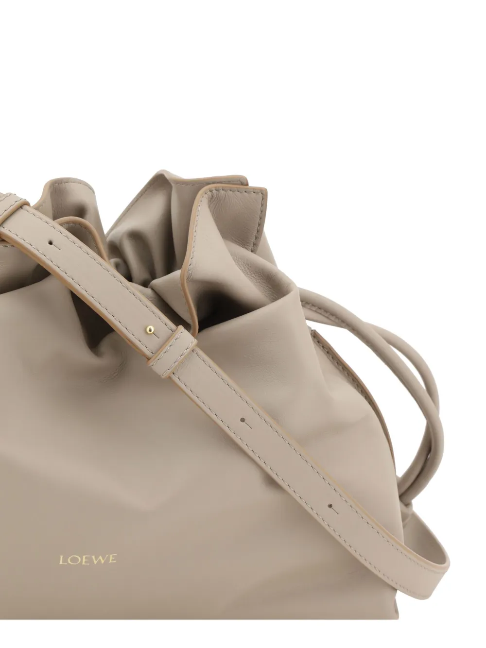 Loewe Flamenco Clutch Medium Bag In Neutrals