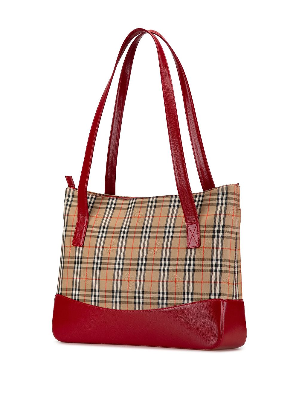 Affordable Burberry 2000-2017 Haymarket Check Canvas tote bag Women