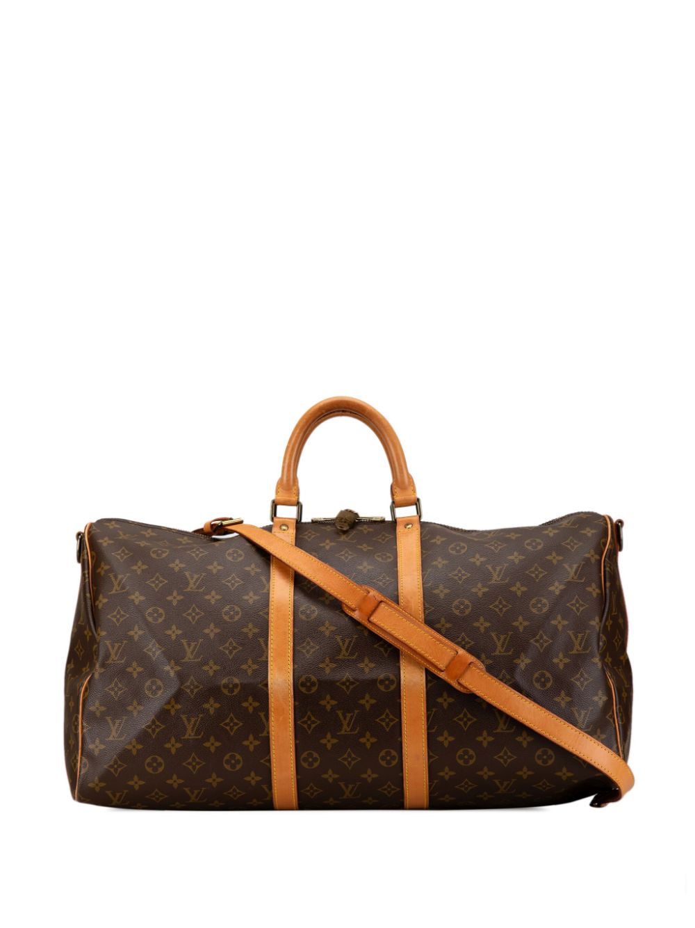 Louis Vuitton Pre-Owned 1985 Monogram Keepall Bandouliere 55 travel bag - Brown