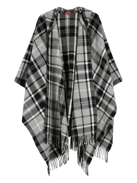 Max Mara poncho Ragazza à carreaux