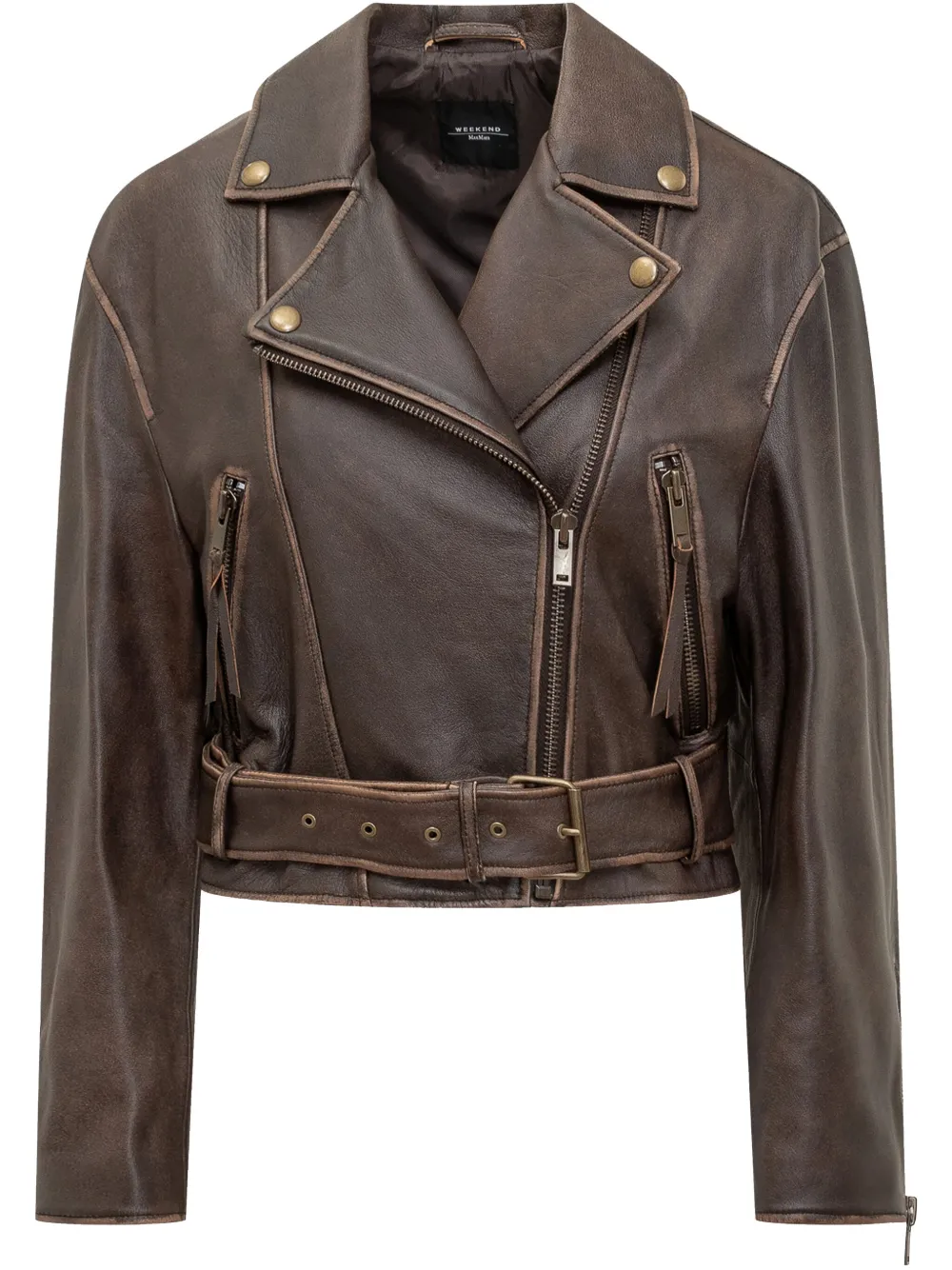 Weekend Max Mara Saletta bikerjack Bruin
