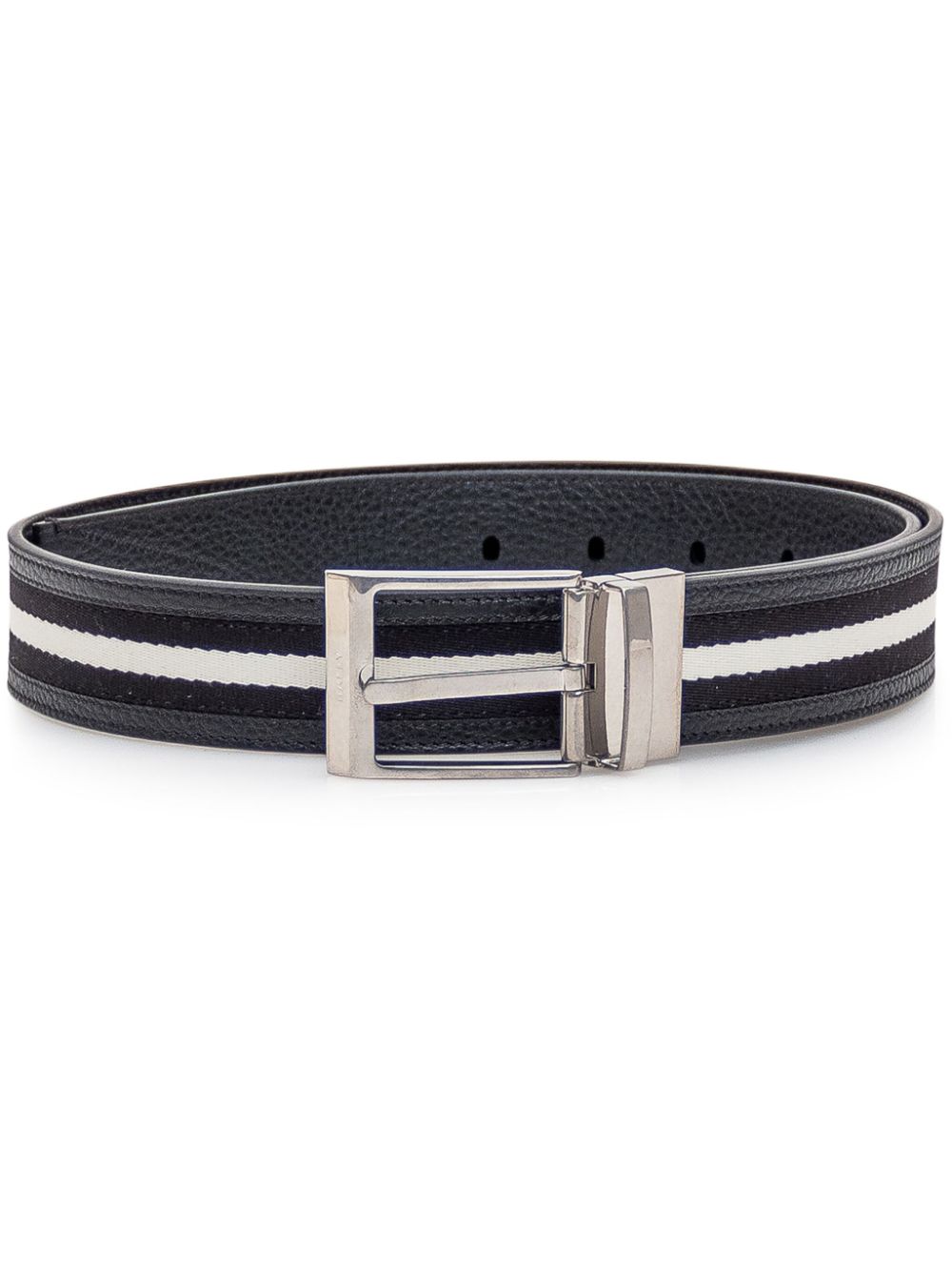 Bally Leren riem Zwart