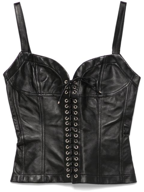 Ludovic de Saint Sernin leather bustier top