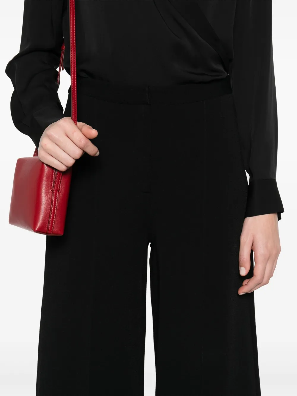 Theory High waist broek Zwart