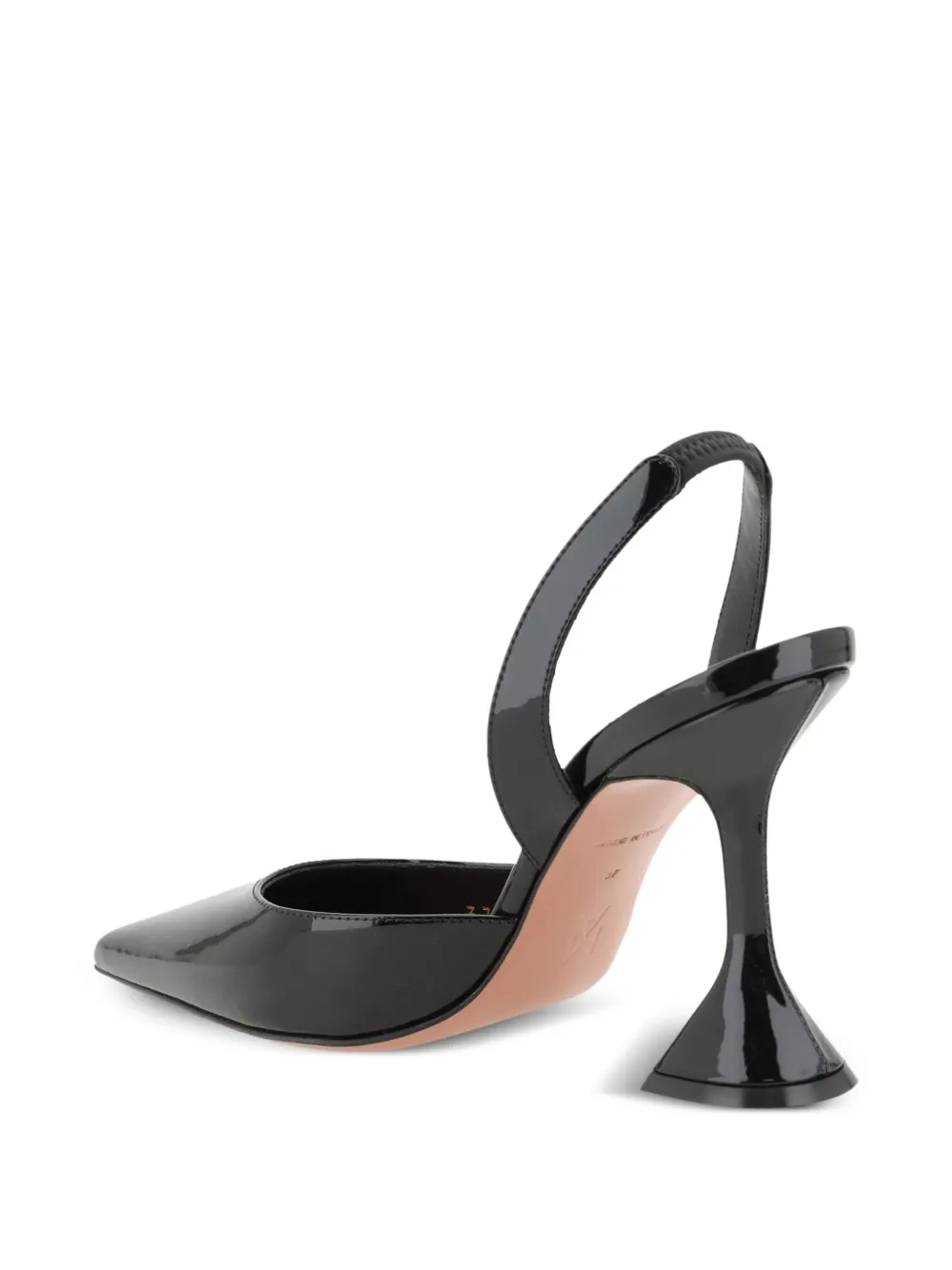 Amina Muaddi 95 mm Holli pumps Zwart