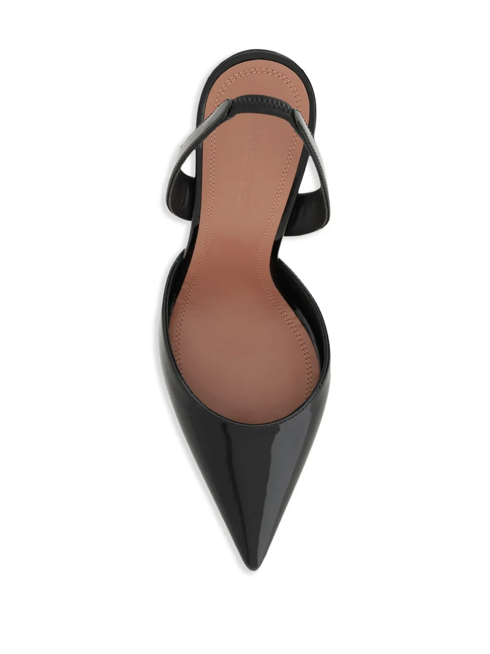 Amina Muaddi 95 mm Holli pumps Zwart