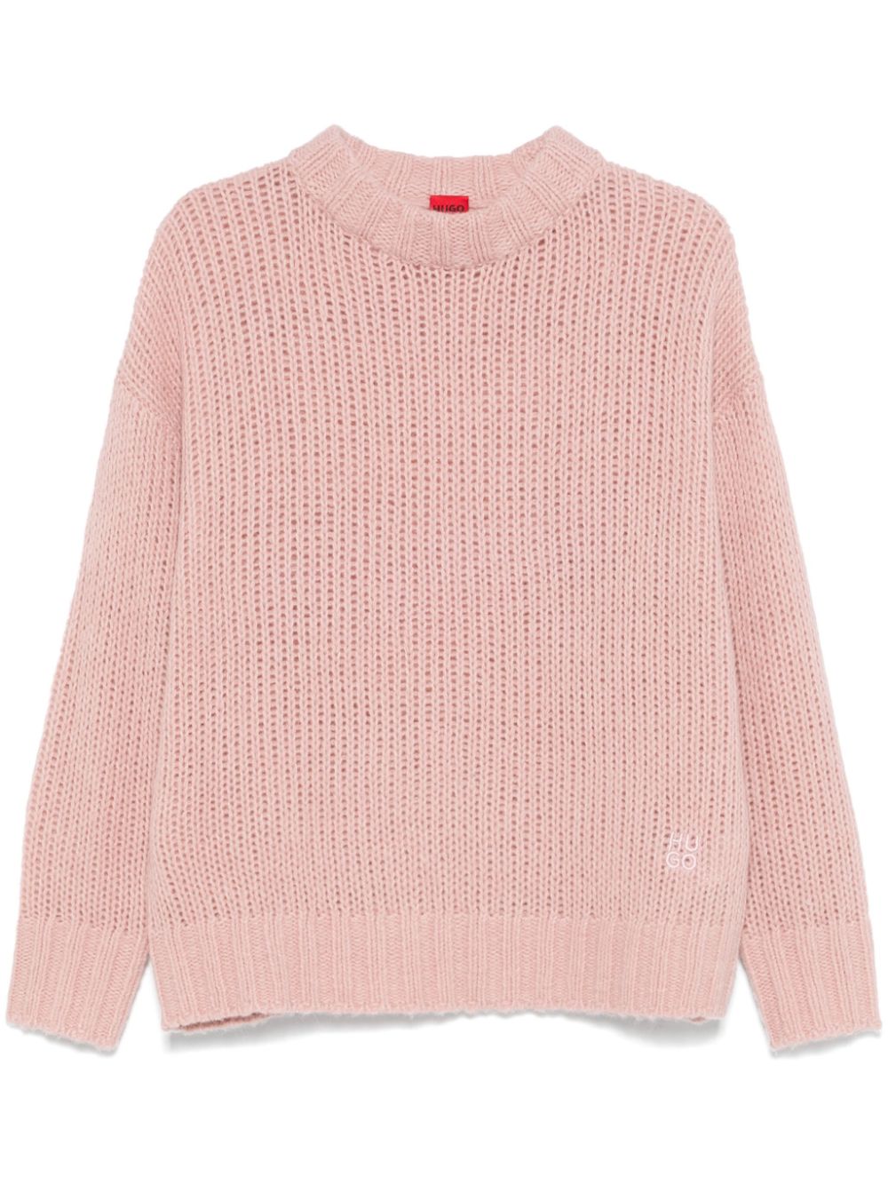 open-knit sweater