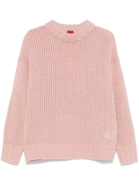 HUGO open-knit sweater 