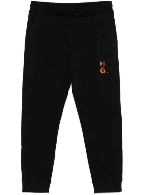HUGO pants con logo estampado