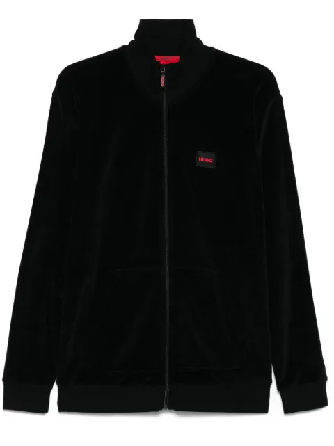 HUGO logo-patch sweatshirt